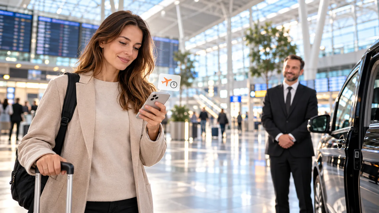 Flug verspätet: Wartet mein Flughafentransfer am Flughafen München?