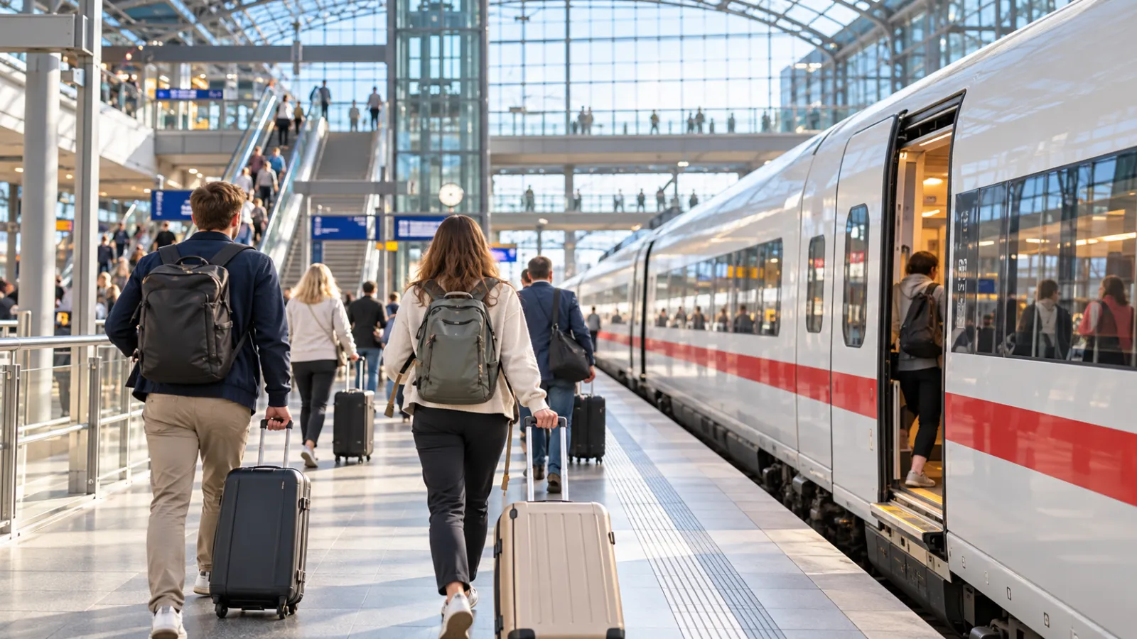 Vom BER zum Berlin Hauptbahnhof: ICE und Anschlusszug sicher erreichen