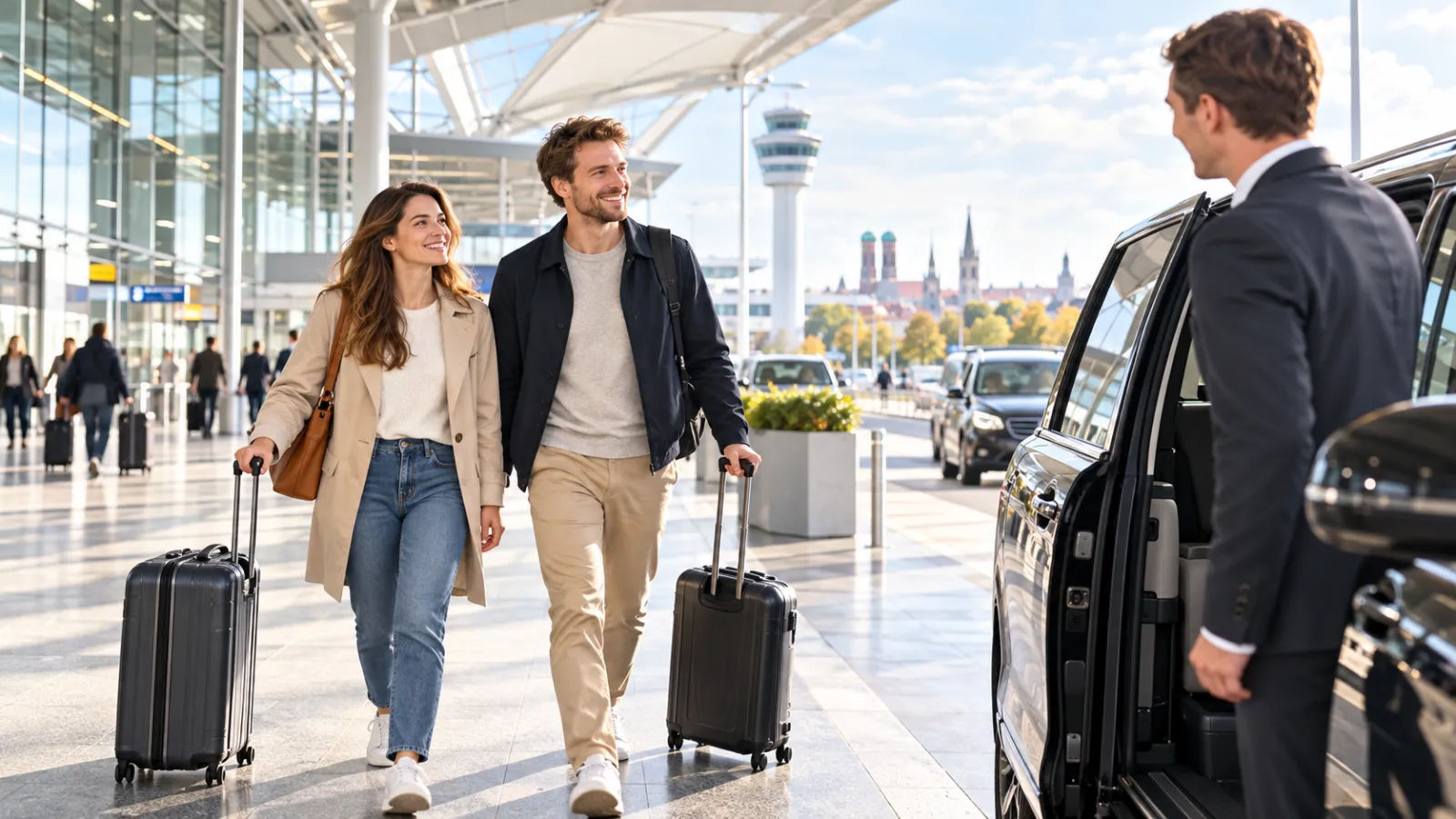 Vom Flughafen München nach Neuschwanstein, Garmisch und in die Alpen
